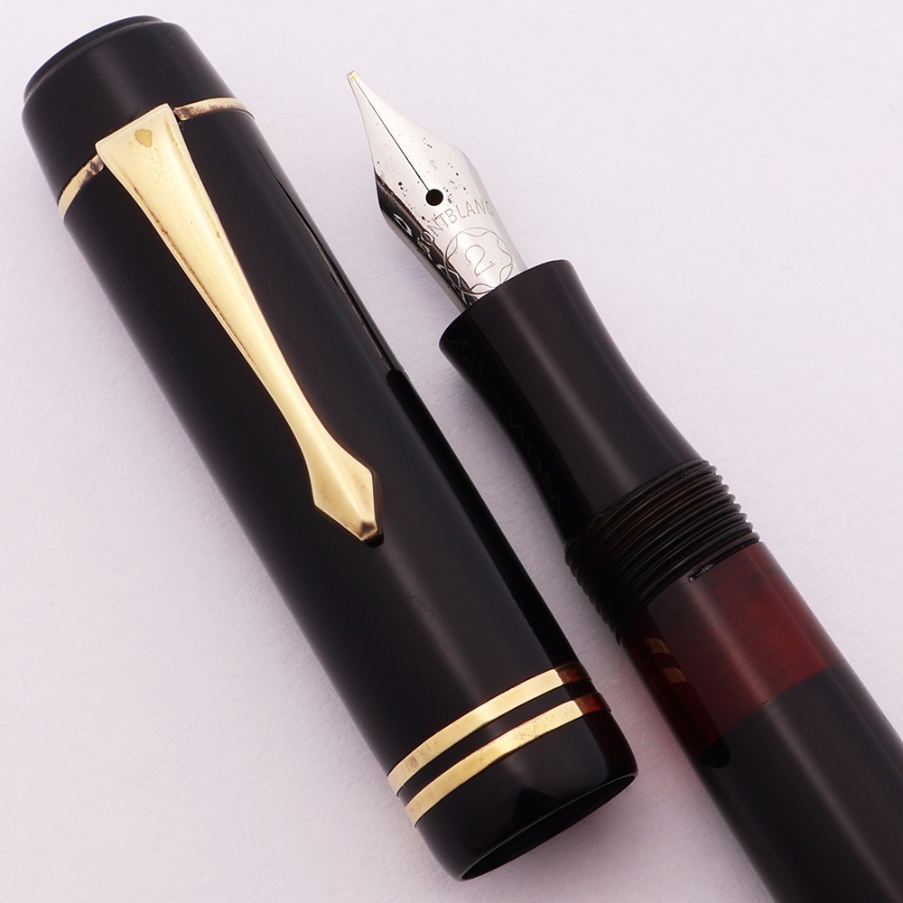 Montblanc 232 Fountain Pen (Wartime, 1940s) - Basic Black, Medium
